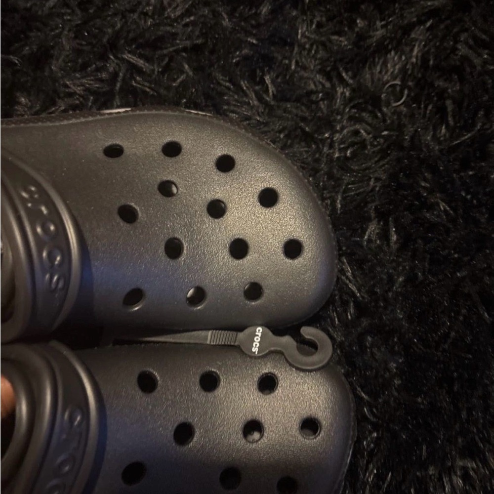 Sleek Black Crocs Footwear